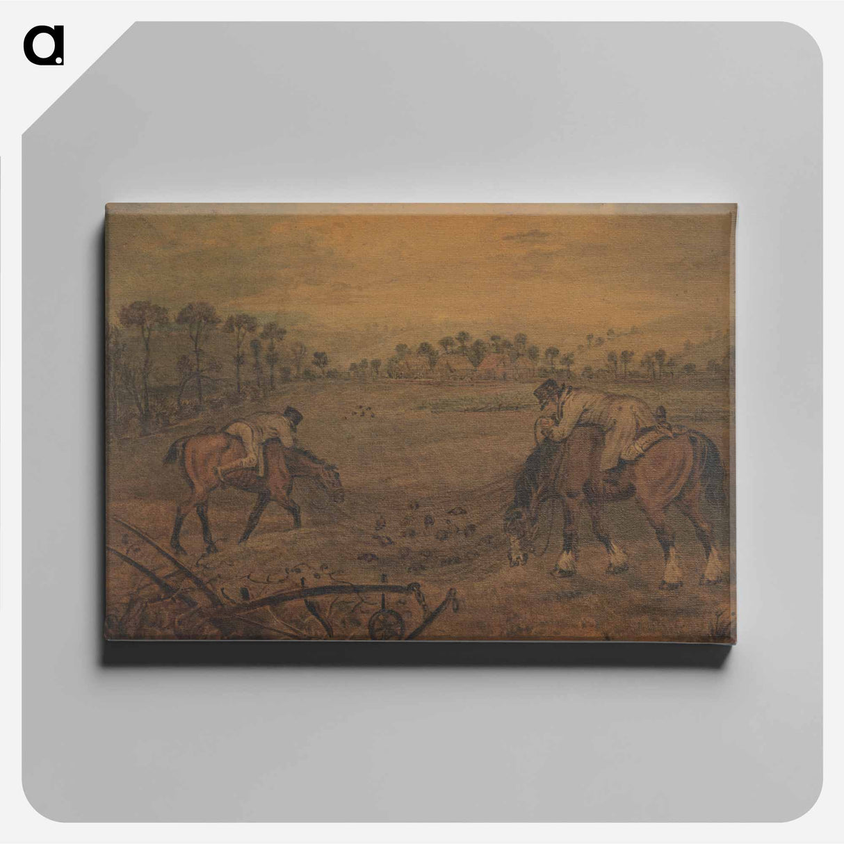 アートパネル-Poachers Stalking for Partridges
- イェール大学アートギャラリー Canvas.