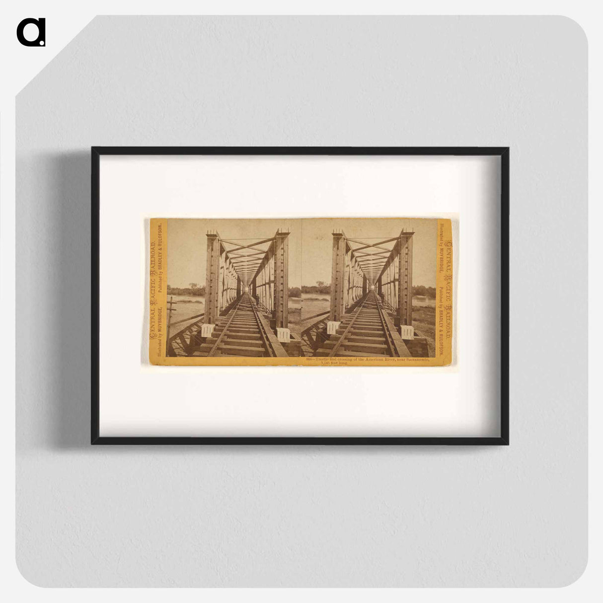 アートポスター-American River Trestle
- エドワード マイブリッジ Poster.