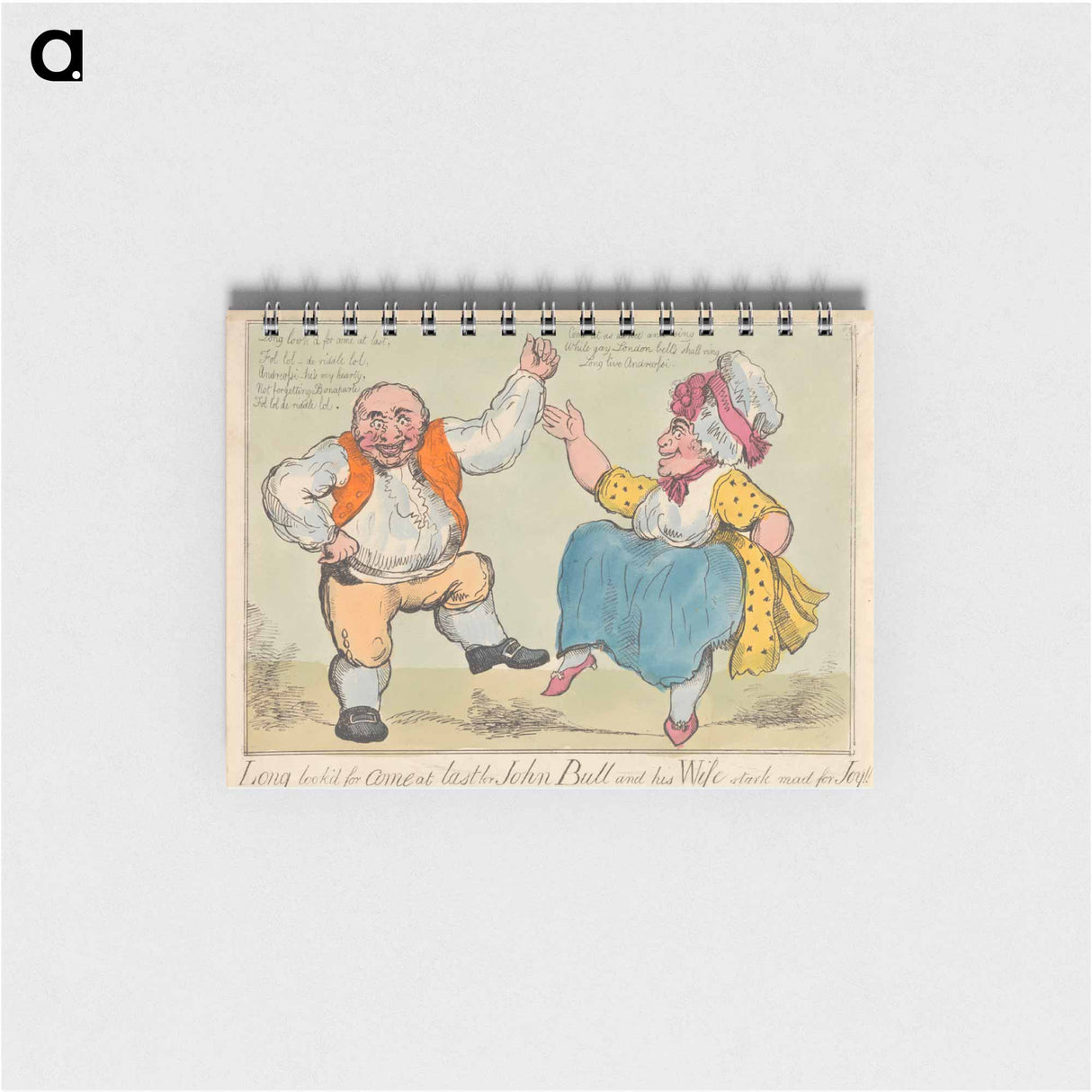 アートメモ帳-Long Look'd for Come at Last for John Bull and His Wife Stark Mad for Joy!!
- イェール大学アートギャラリー Memo.
