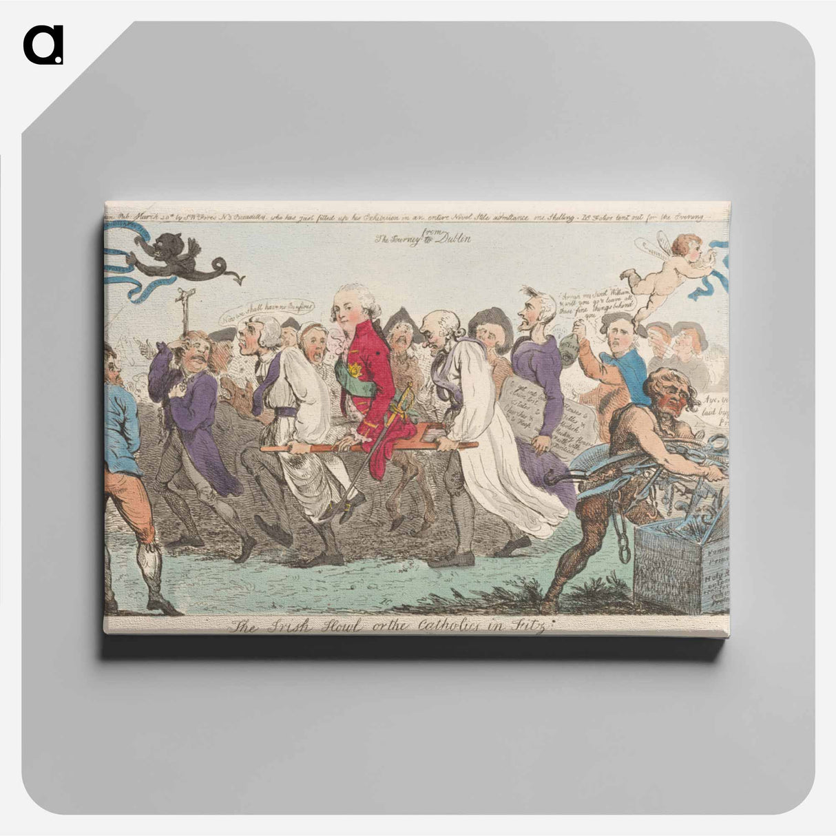 アートパネル-The Irish Howl or the Catholics in Fitz!
- イェール大学アートギャラリー Canvas.