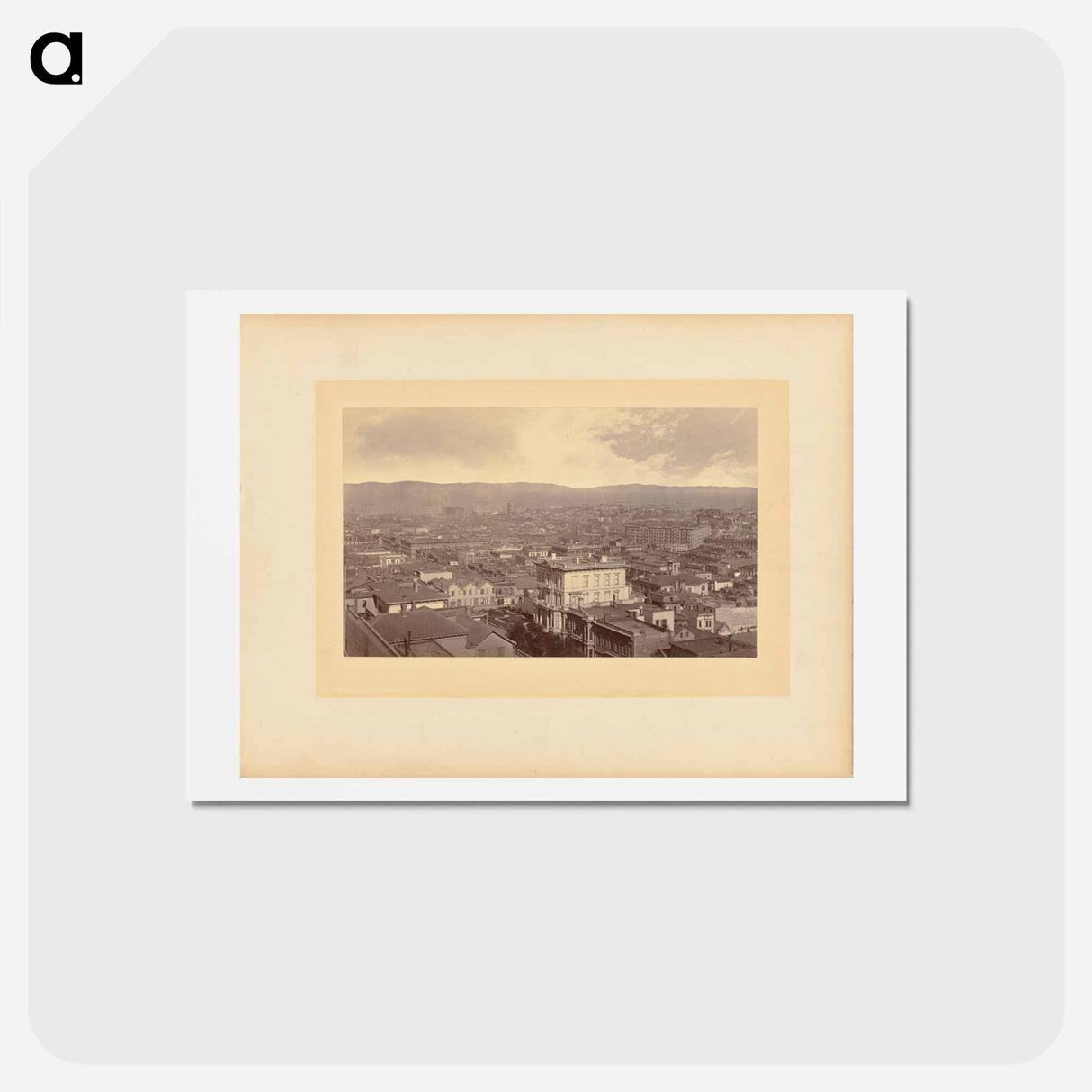 アートポストカード-View Overlooking the City and the Bay
- エドワード マイブリッジ Postcard.