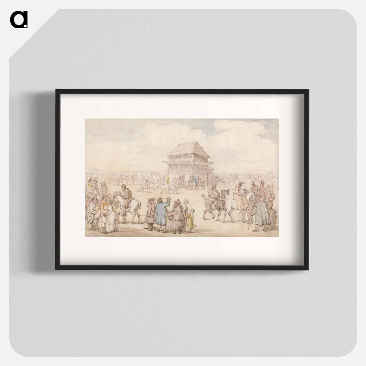 アートポスター-A Crowded Race Meeting
- イェール大学アートギャラリー Poster.