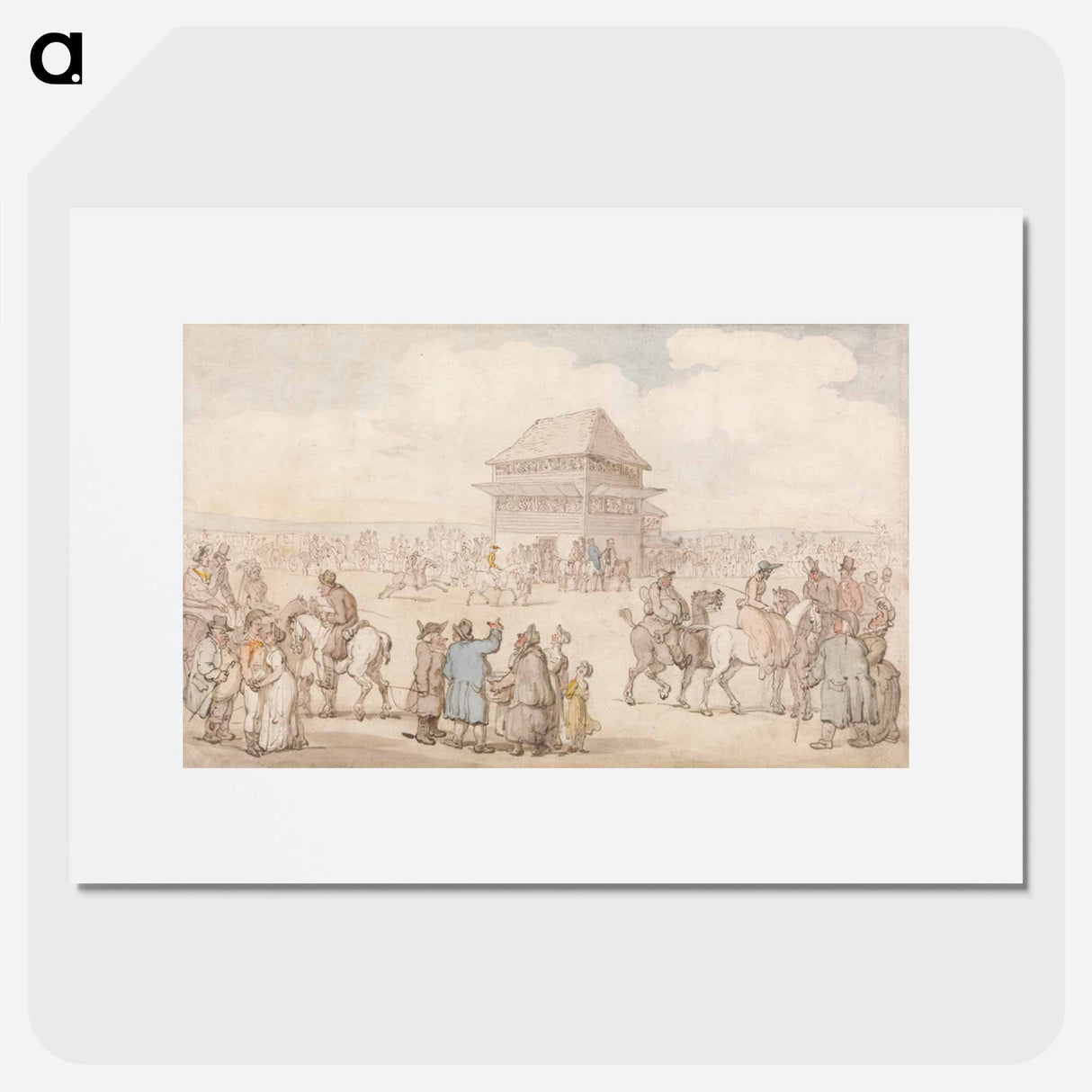 アートポスター-A Crowded Race Meeting
- イェール大学アートギャラリー Poster.