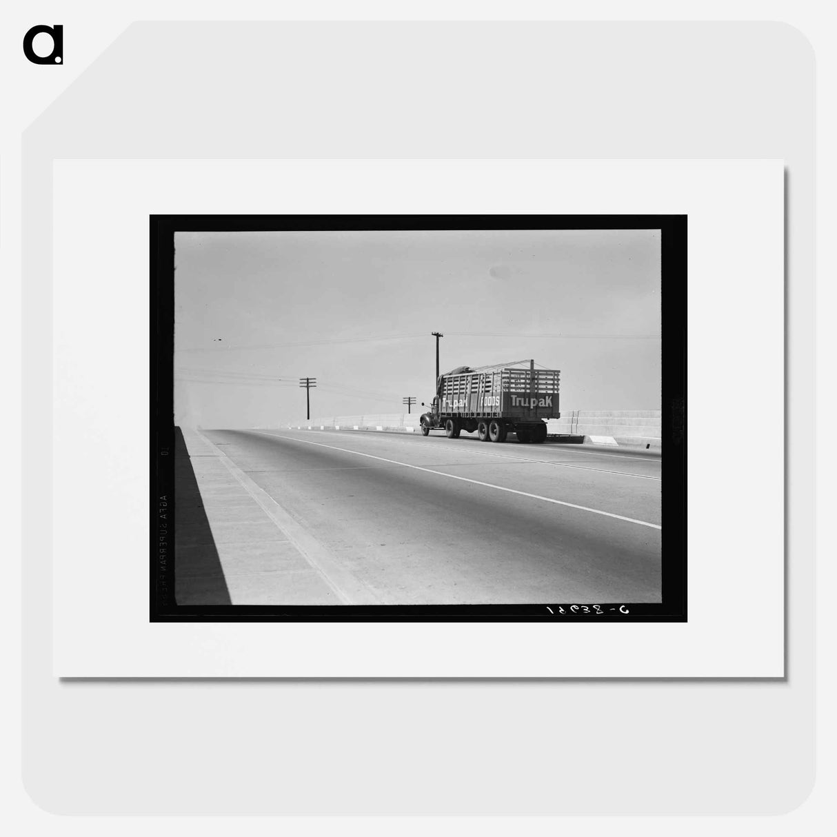 アートポスター-Between Tulare and Fresno - ドロテア ラング Poster.