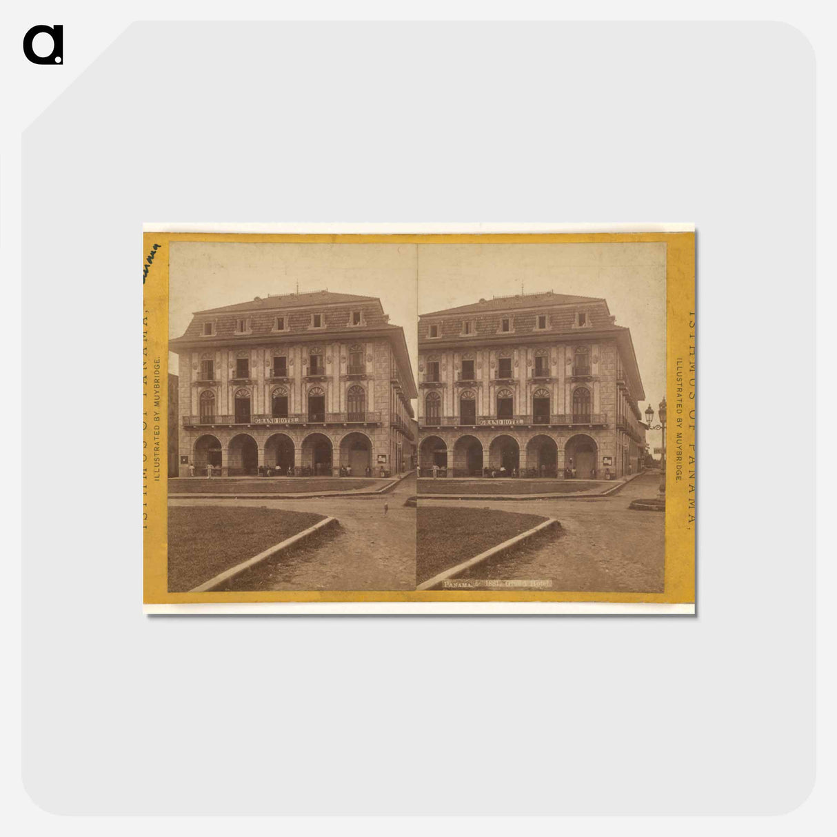 アートポストカード-Grand Hotel, Panama
- エドワード マイブリッジ Postcard.