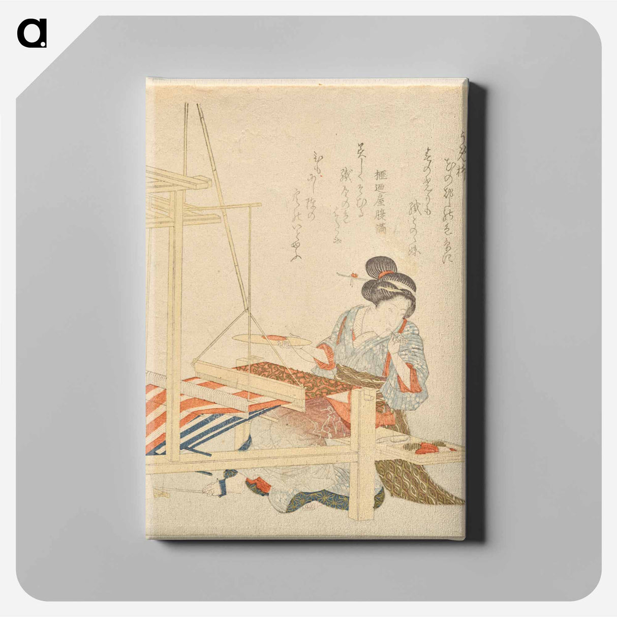 アートパネル-Woman Sitting at a Loom, from the series The Famous Sites and Products of Yamashiro [Southern Section of Kyoto District
- イェール大学アートギャラリー Canvas.