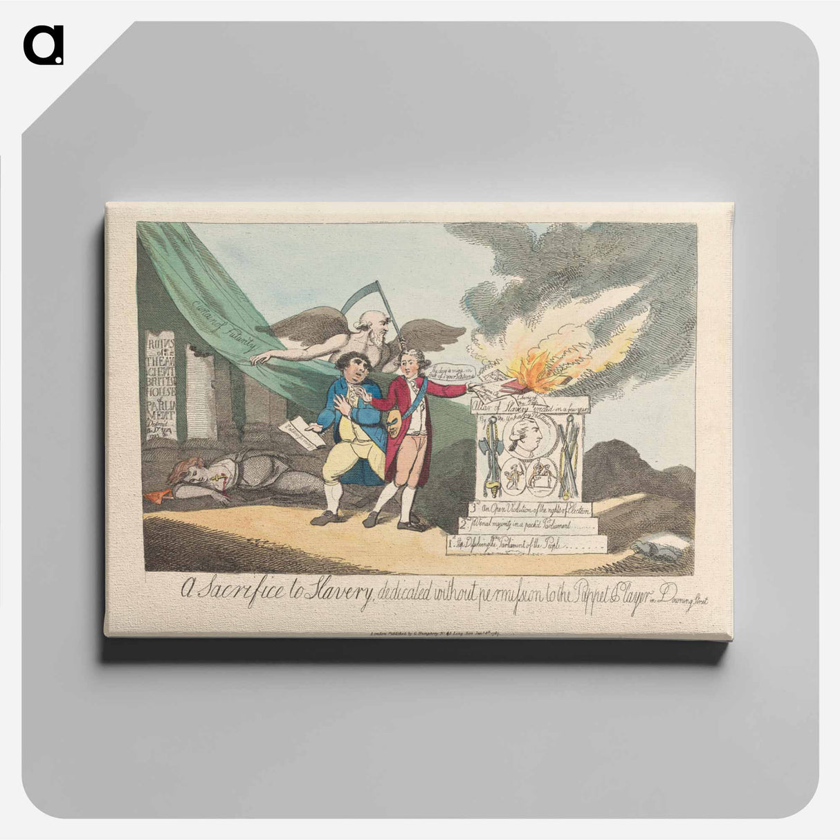 アートパネル-A Sacrifice to Slavery
- イェール大学アートギャラリー Canvas.