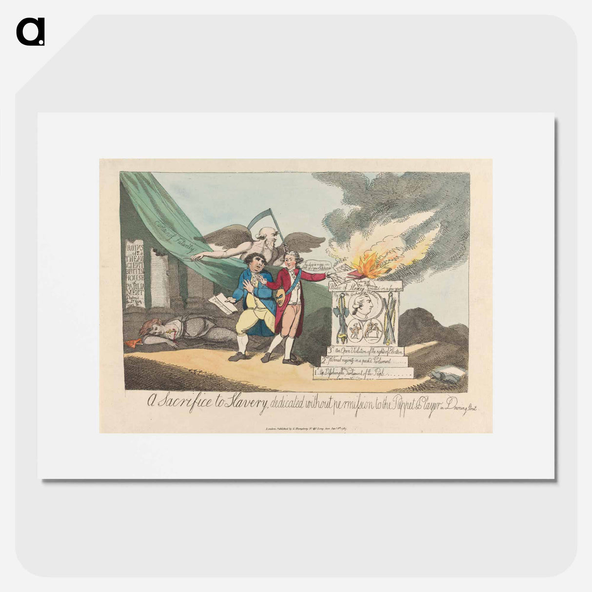 アートポスター-A Sacrifice to Slavery
- イェール大学アートギャラリー Poster.