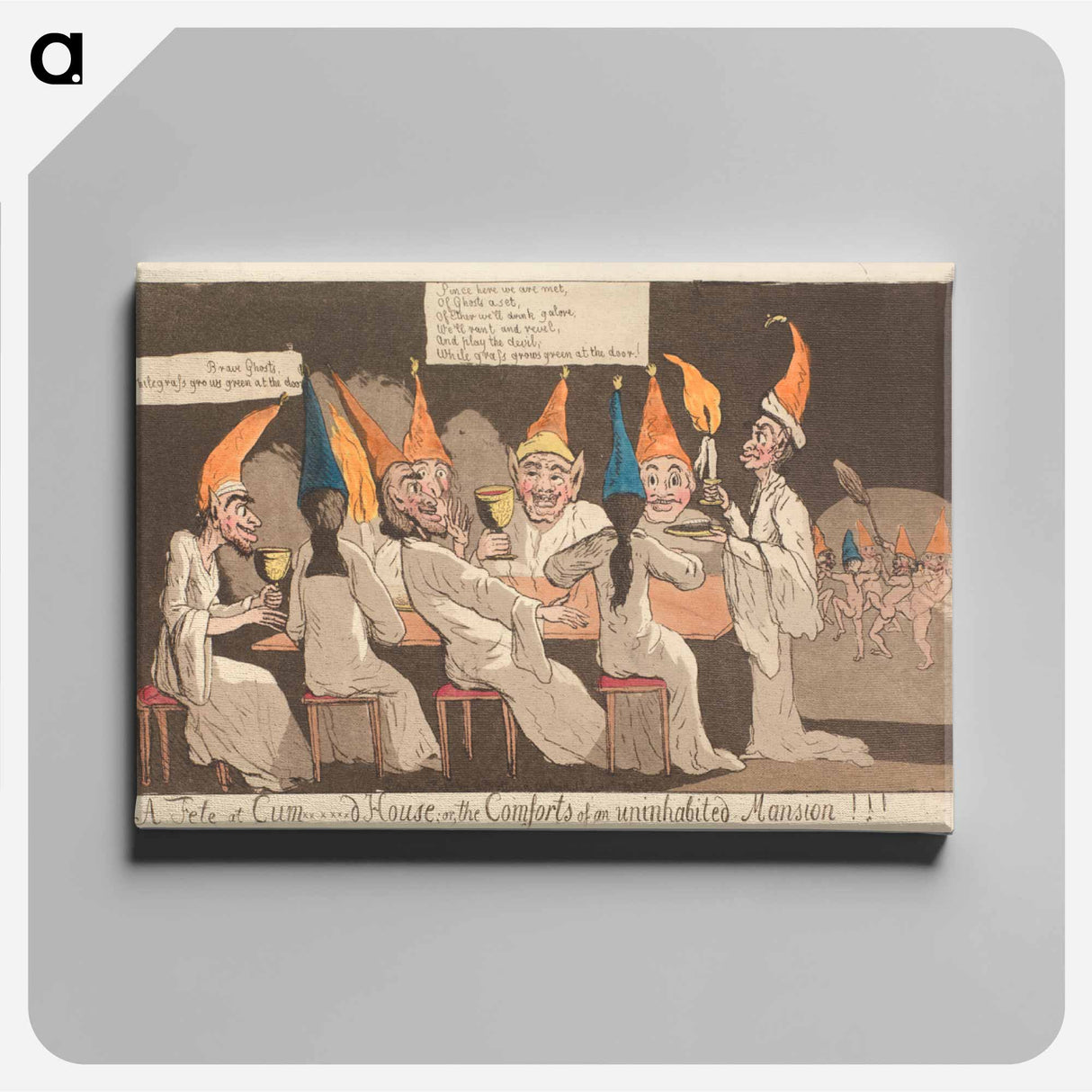 アートパネル-A Fete at Cum(berlan)d House; or the Comforts of an Uninhabited Mansion!!!
- イェール大学アートギャラリー Canvas.