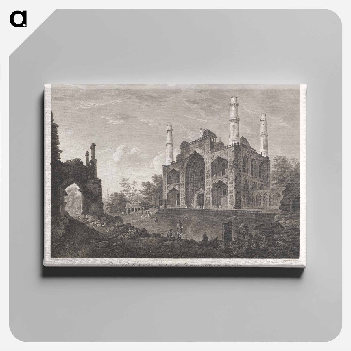 アートパネル-A View of the Gate of the Tomb of the Emperor Akbar, at Secundru
- イェール大学アートギャラリー Canvas.