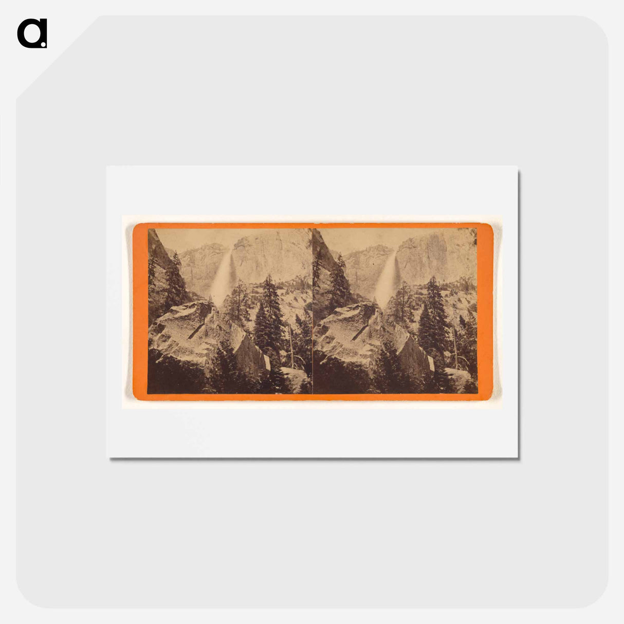 アートポストカード-First Fall of Yosemite
- エドワード マイブリッジ Postcard.