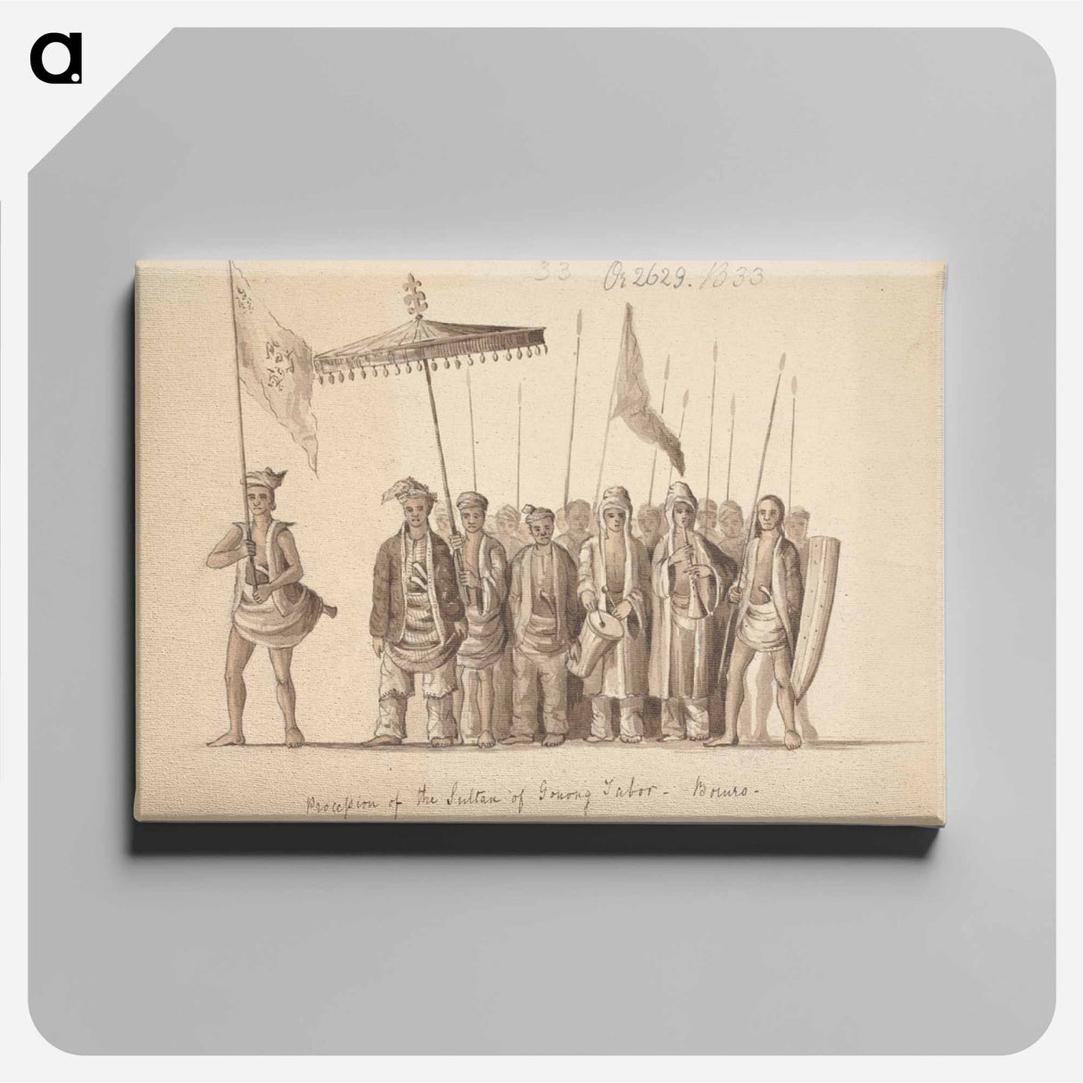 アートパネル-Procession of the Sultan of Gonong Tabor, Borneo
- イェール大学アートギャラリー Canvas.