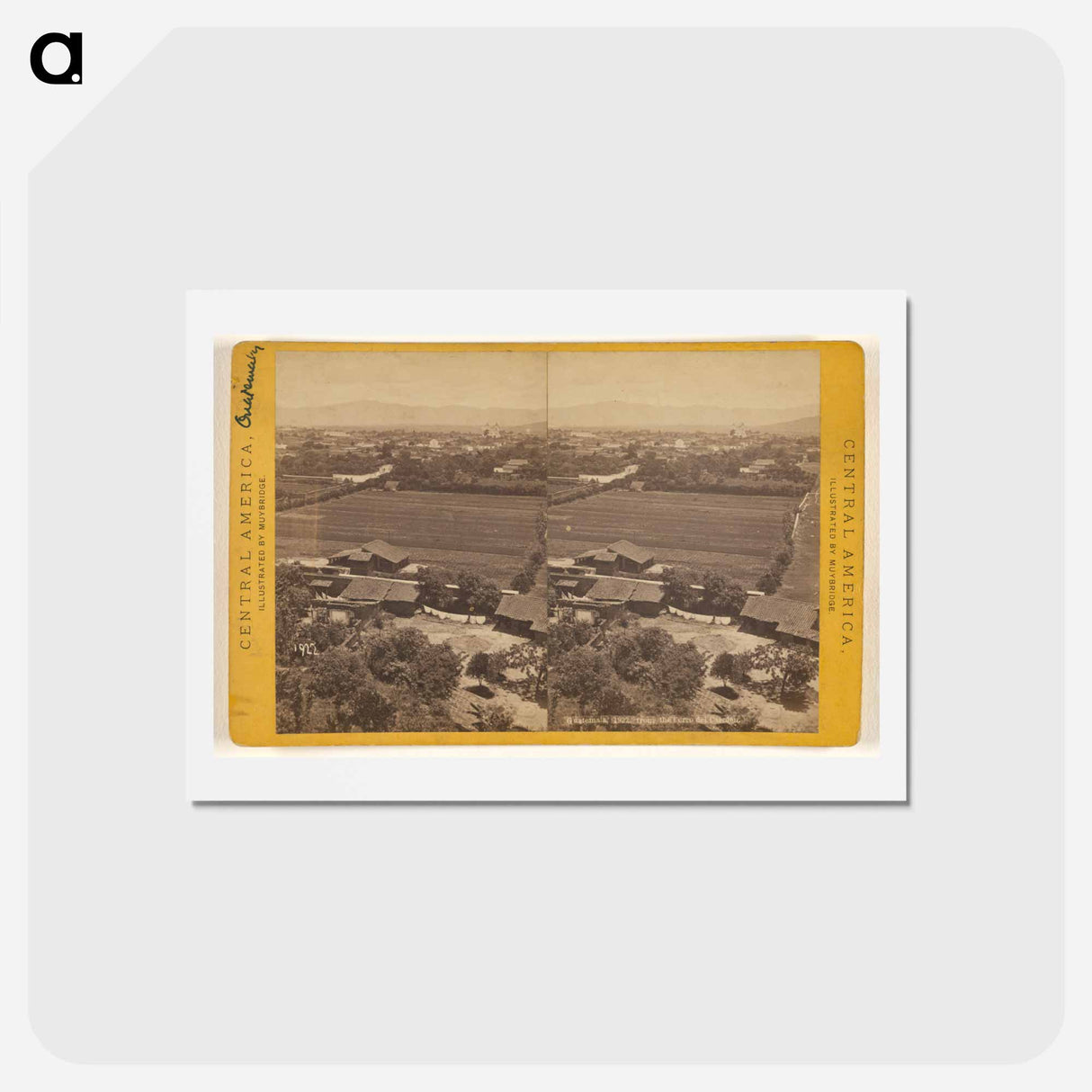 アートポストカード-Guatemala, from the Cerro del Carmen
- エドワード マイブリッジ Postcard.