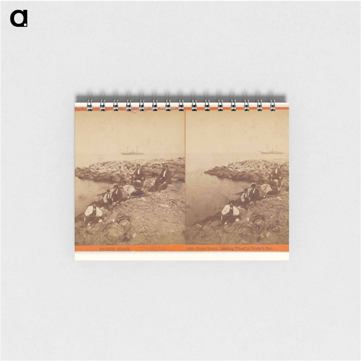 アートメモ帳-Pacific Coast. Point Reyes, Landing Wharf at Drake's Bay
- エドワード マイブリッジ Memo.