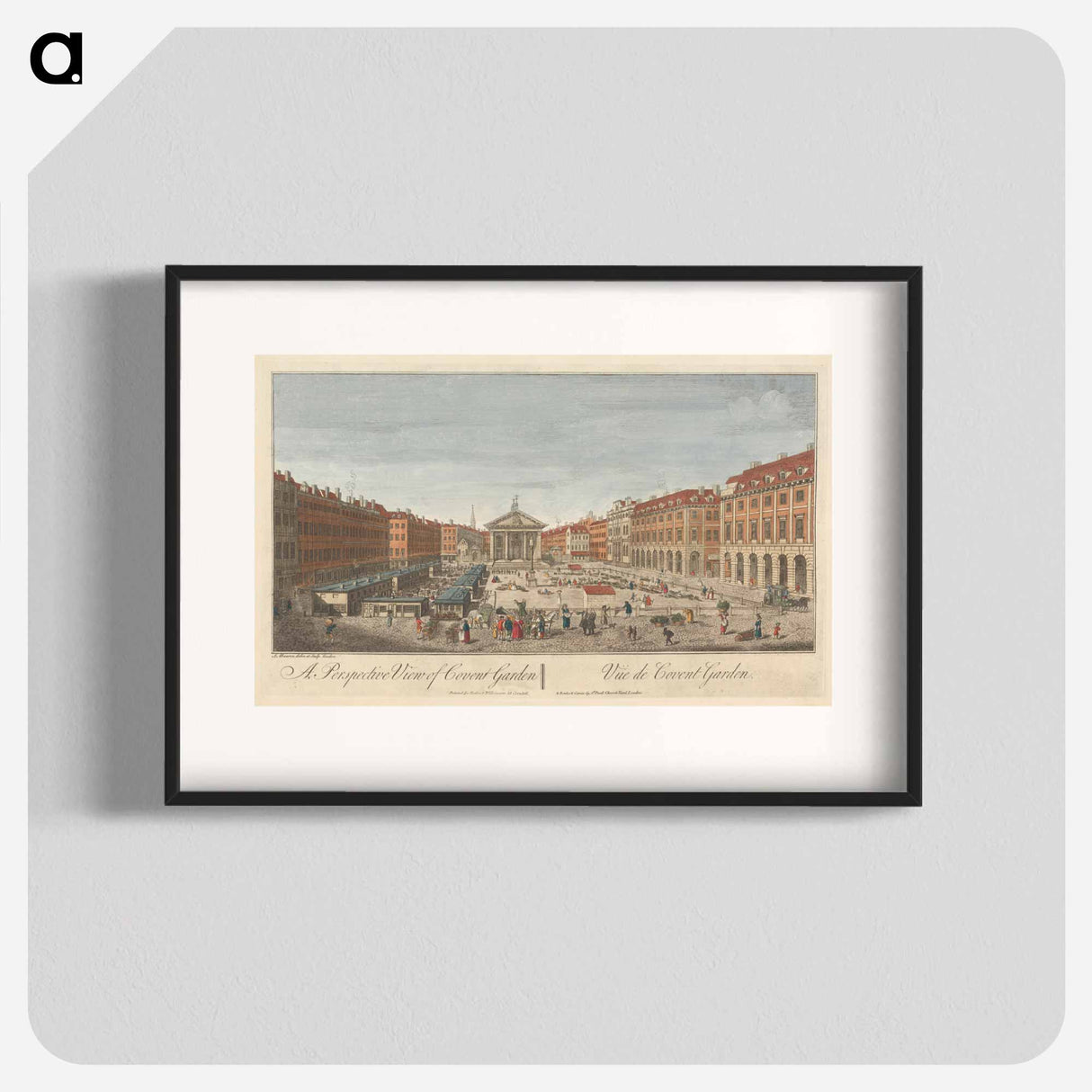 アートポスター-A Perspective View of Covent Garden
- イェール大学アートギャラリー Poster.