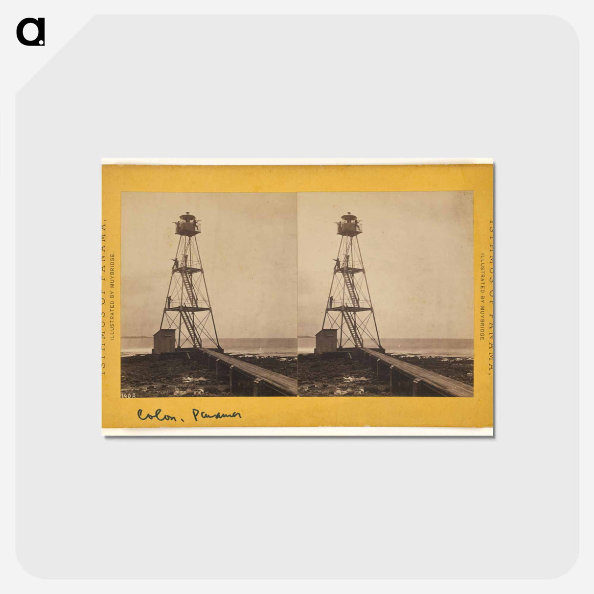 アートポストカード-Lookouts at Light House
- エドワード マイブリッジ Postcard.