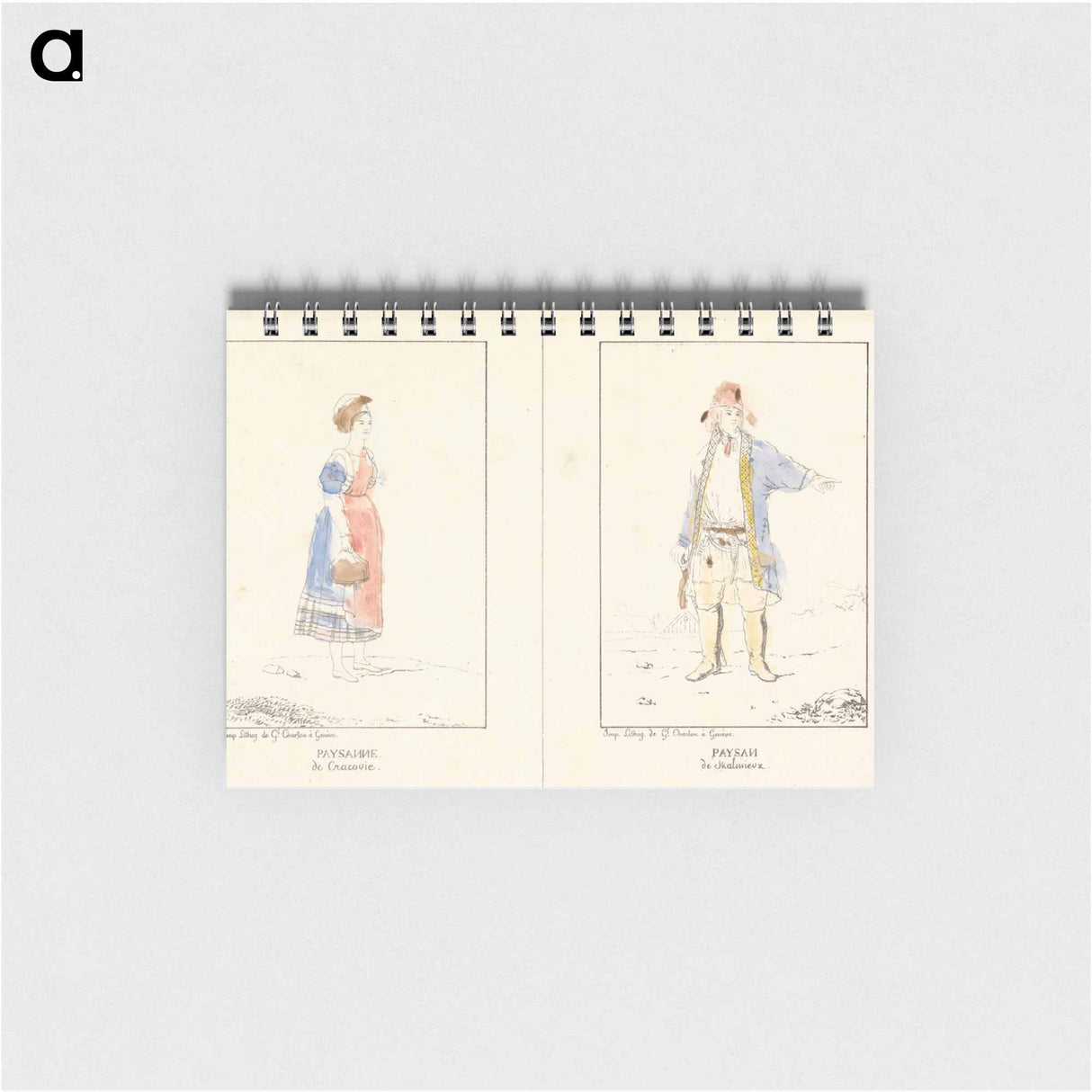 アートメモ帳-Paysanne de Cracouie; Paysan de Kalmieux
- イェール大学アートギャラリー Memo.