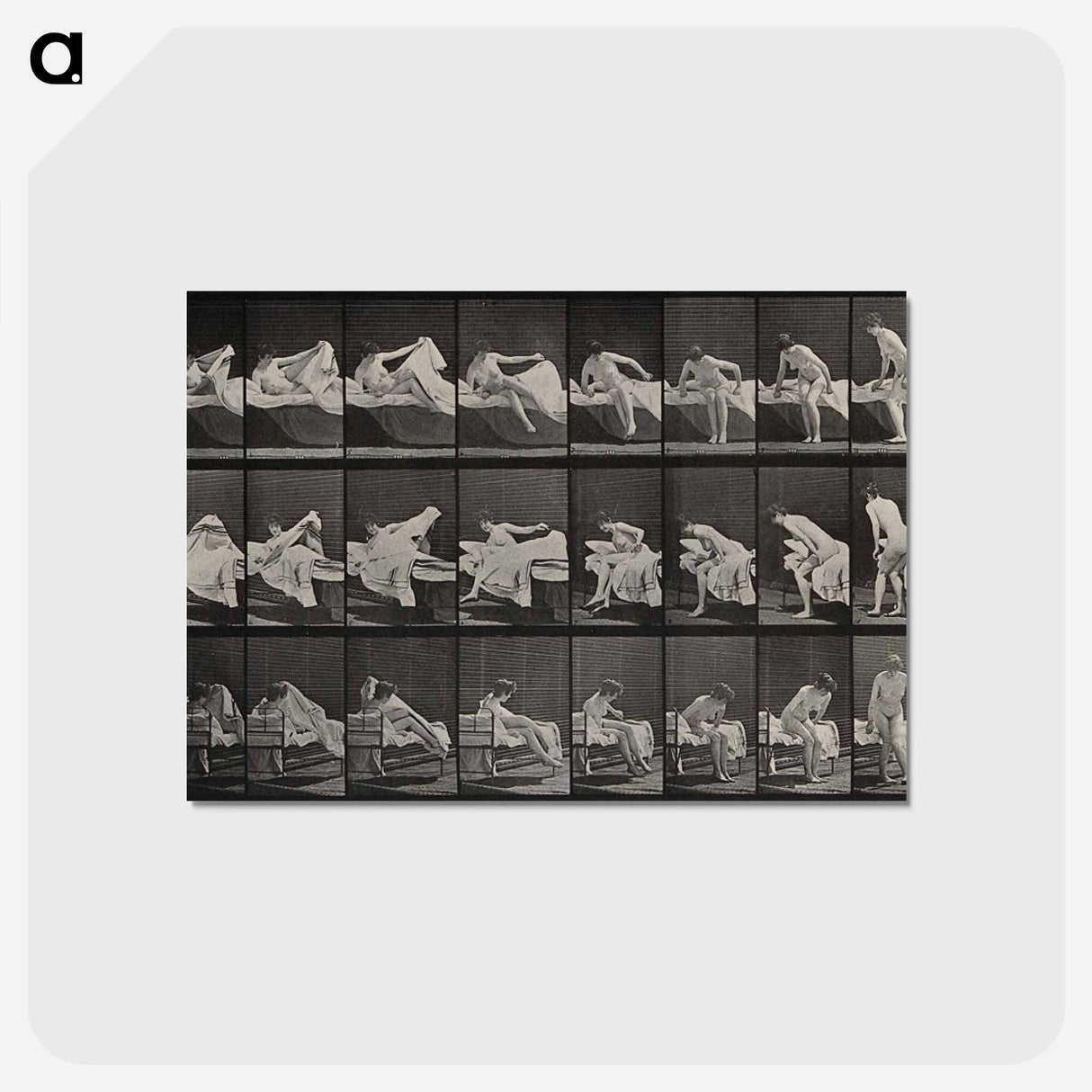 アートポストカード-Woman Emerging
- エドワード マイブリッジ Postcard.