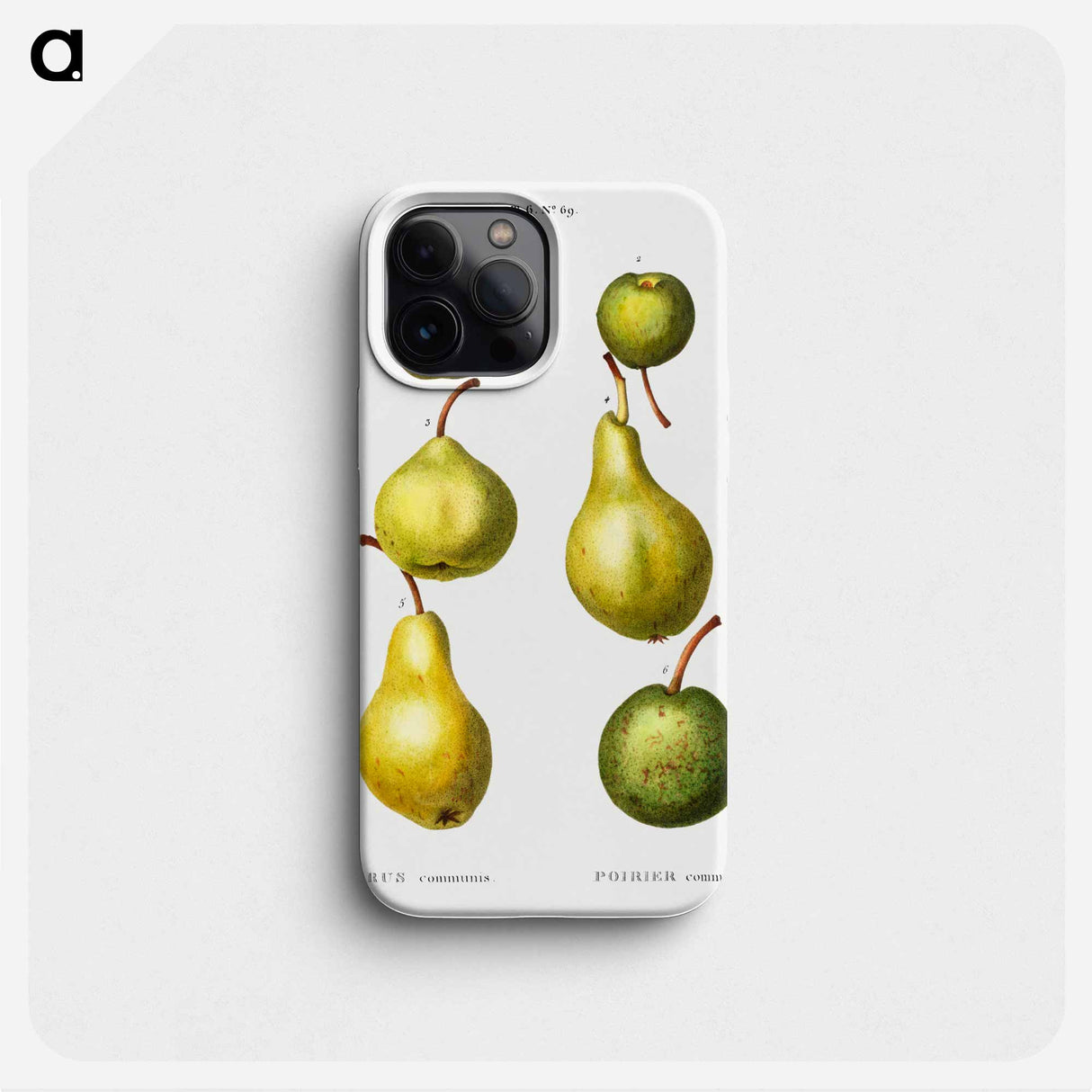 Pear, Pyrus communis - Pierre Joseph Redouté Phone Case.
