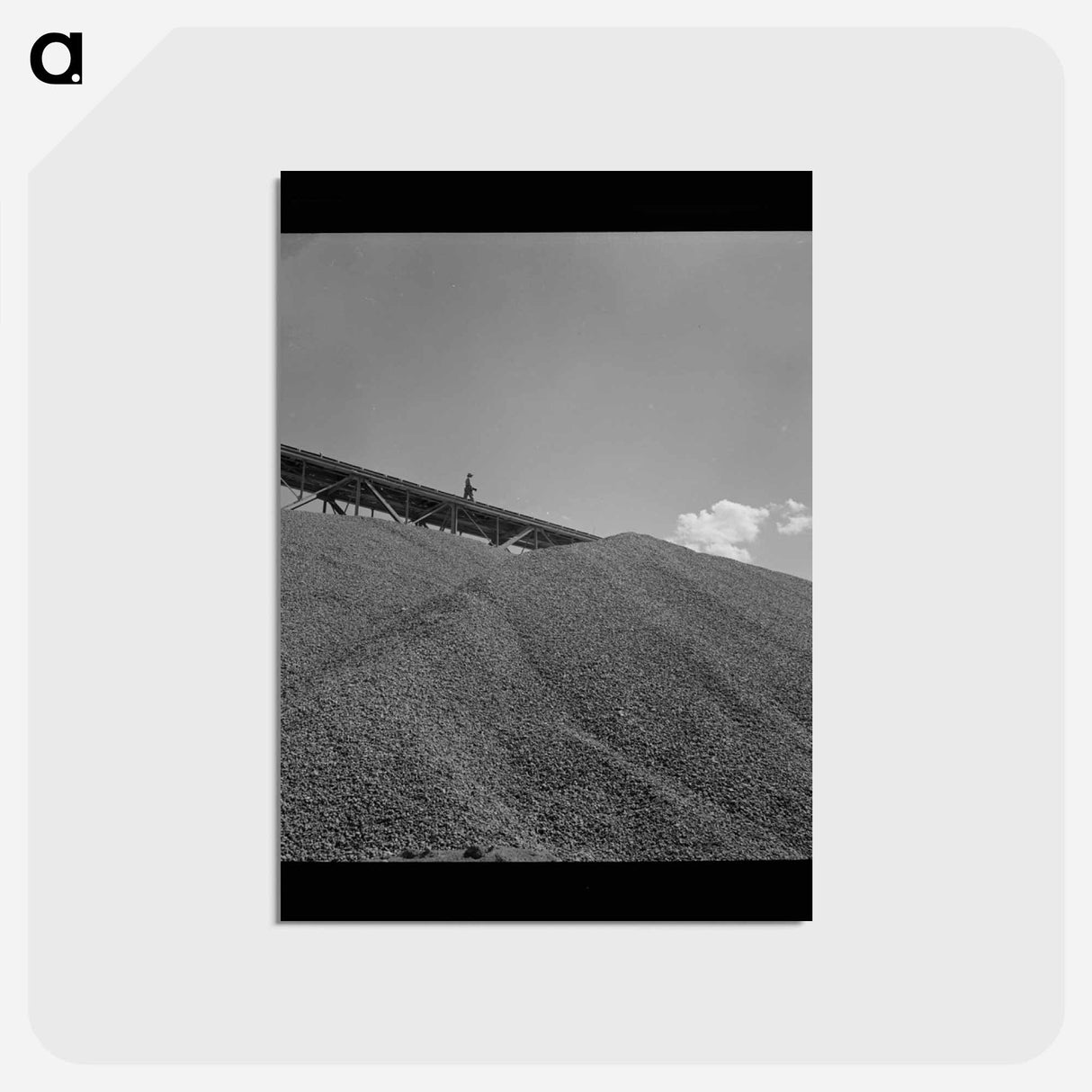 アートポストカード-Shasta Dam Construction
- ラッセル リー Postcard.