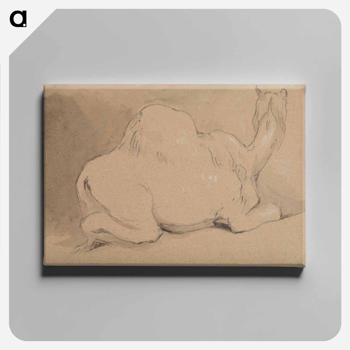 アートパネル-A Camel Resting
- イェール大学アートギャラリー Canvas.