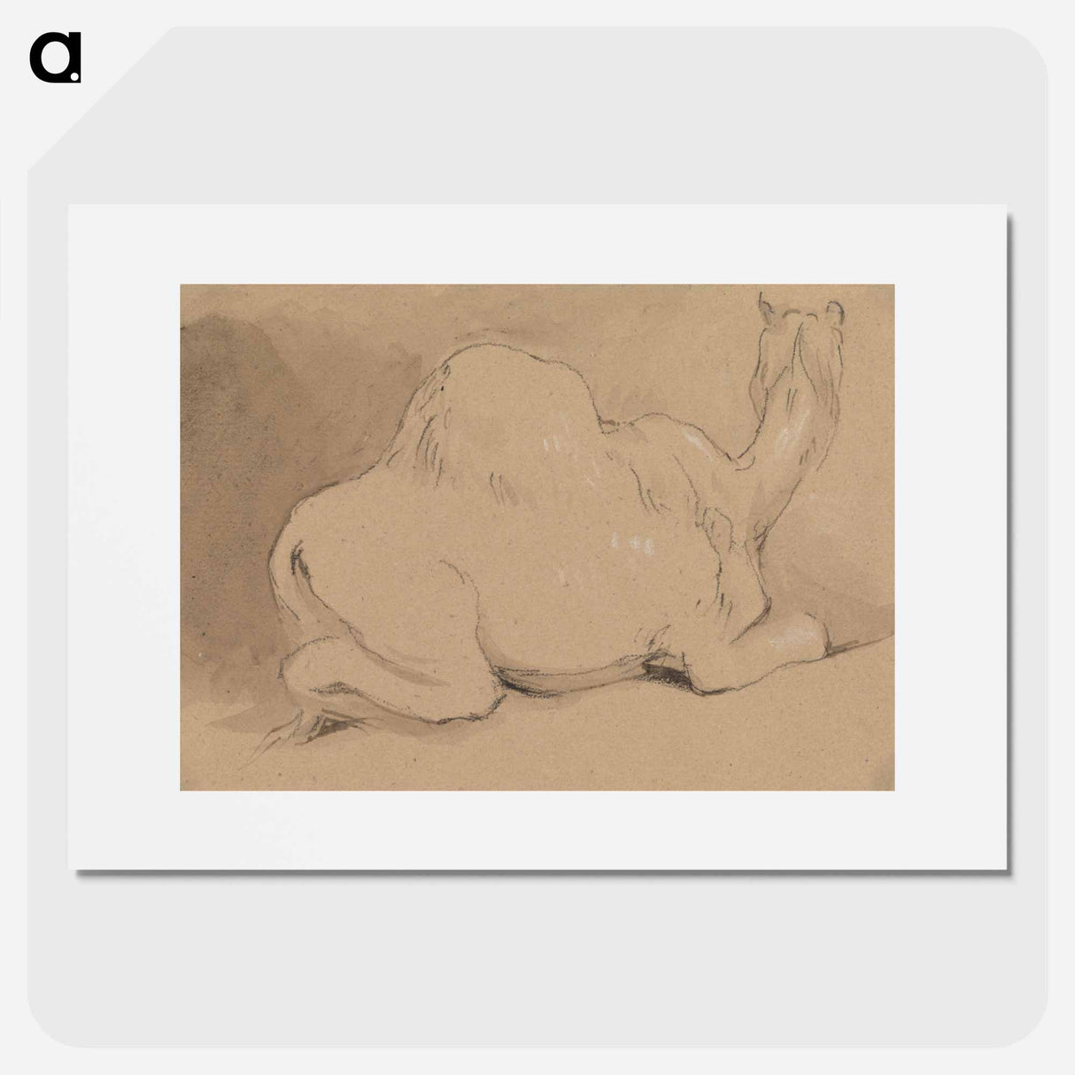 アートポスター-A Camel Resting
- イェール大学アートギャラリー Poster.