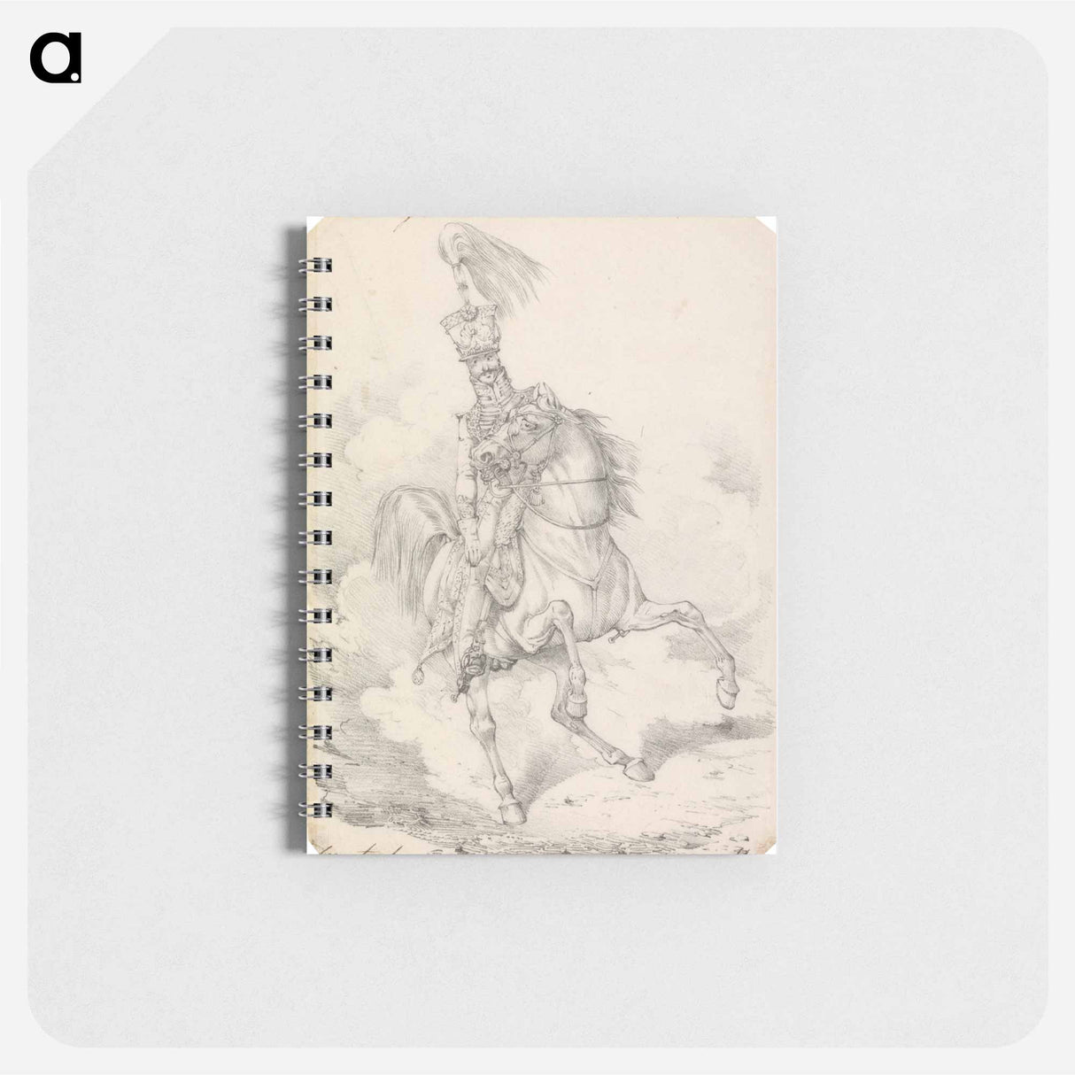 アートメモ帳-Hussar with High Plume in His Helmet, Mounted on a Horse, With High Held Swishing Tail
- イェール大学アートギャラリー Memo.