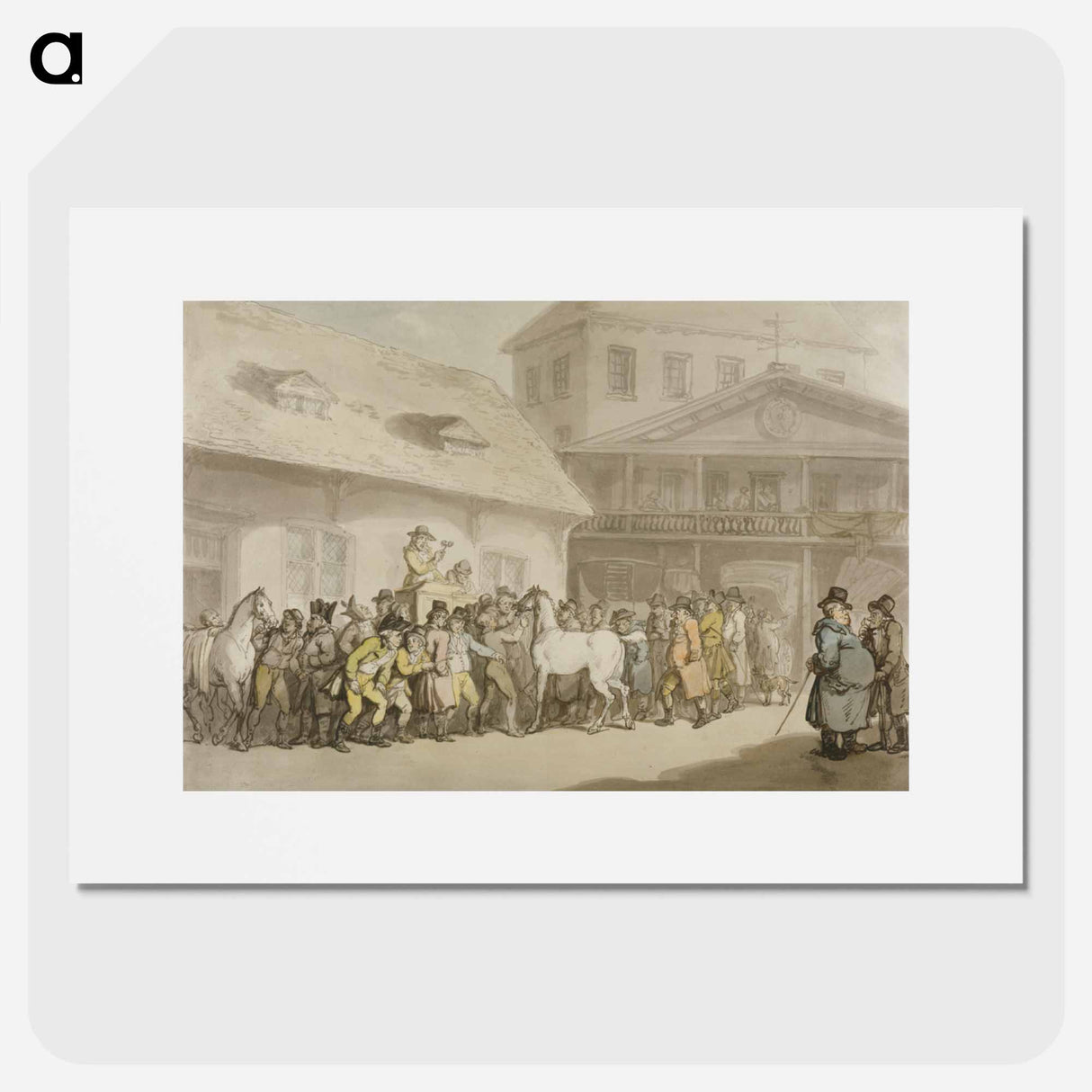 アートポスター-A Horse Sale in Hopkins's Repository, Barbican
- イェール大学アートギャラリー Poster.