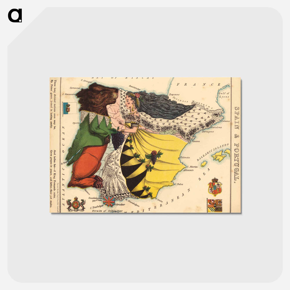 アートポストカード-Spain & Portugal
- ボストン公共図書館 Postcard.