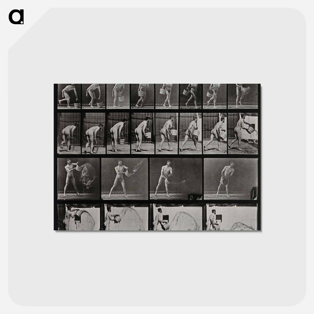 アートポストカード-Water Thrower
- エドワード マイブリッジ Postcard.