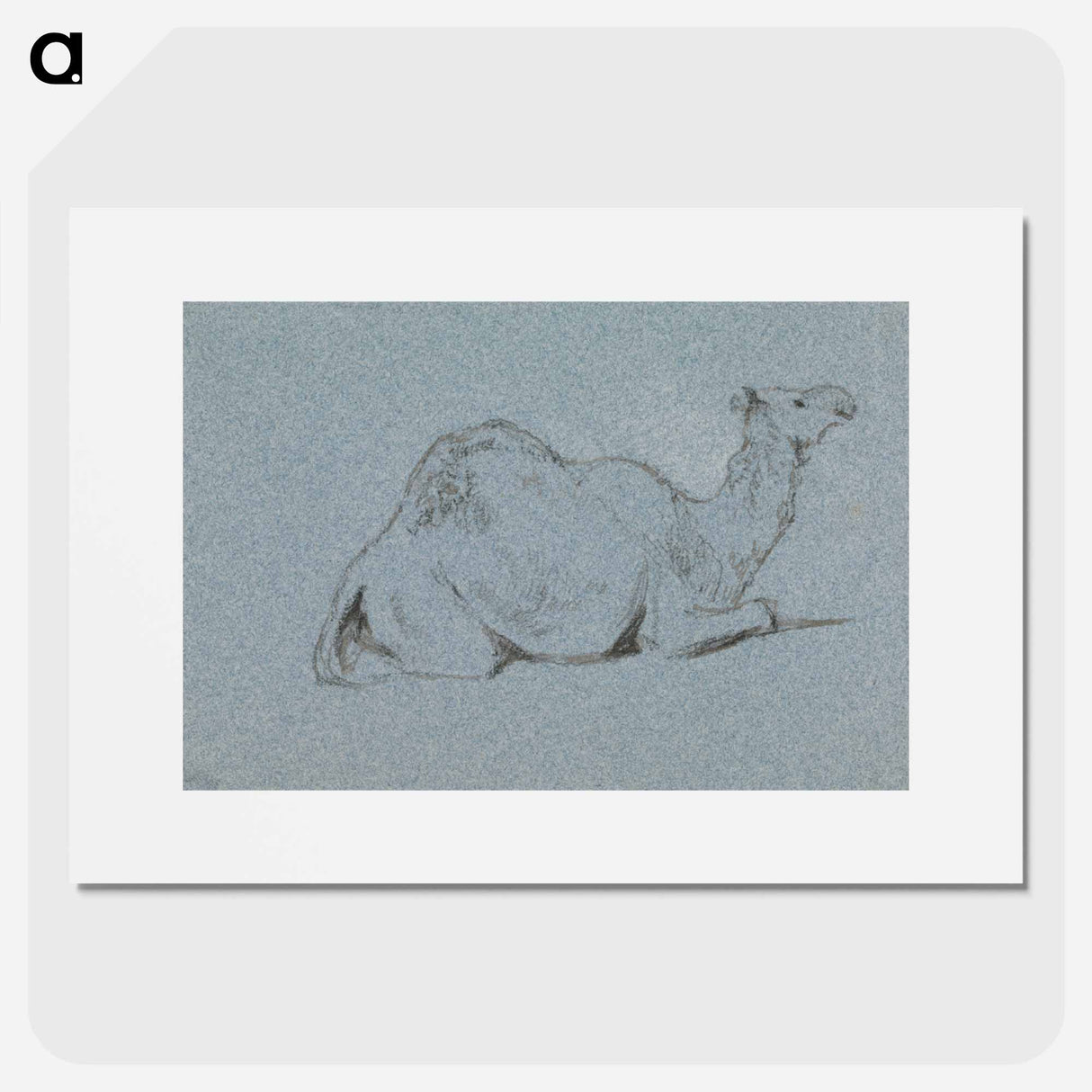 アートポスター-A Camel Resting, Side View to the Right
- イェール大学アートギャラリー Poster.