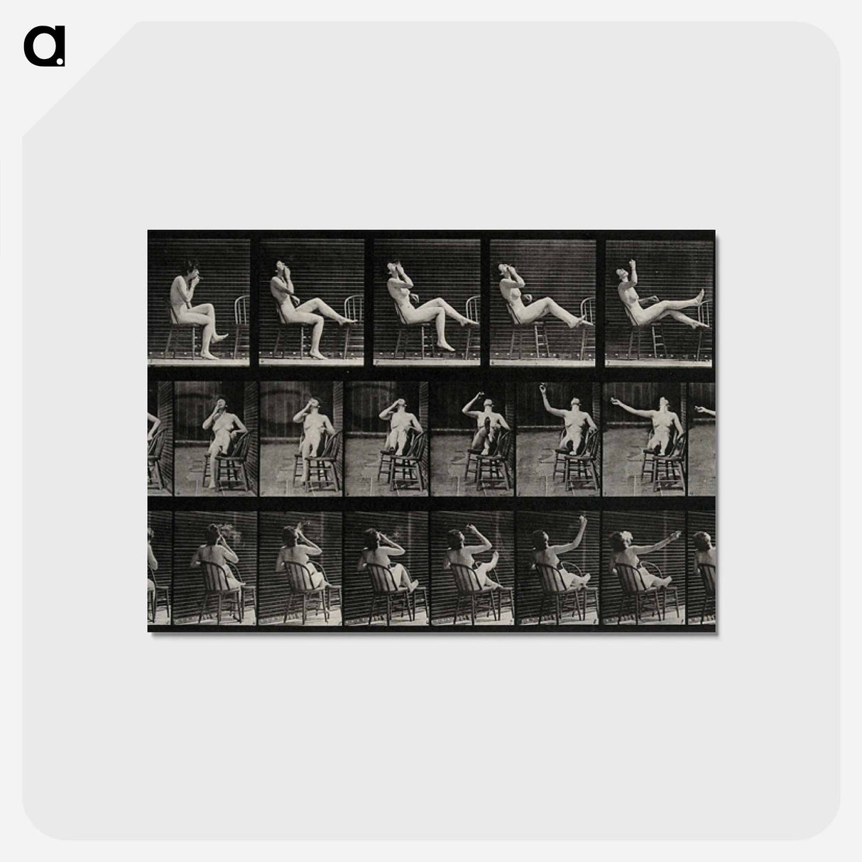 アートポストカード-Nude Smoker
- エドワード マイブリッジ Postcard.