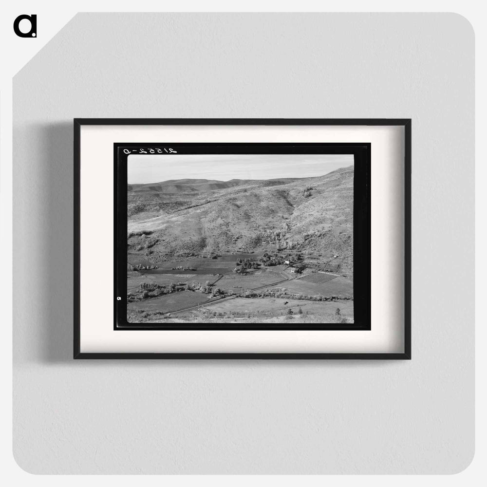 The Carlock farmstead - Dorothea Lange Poster.