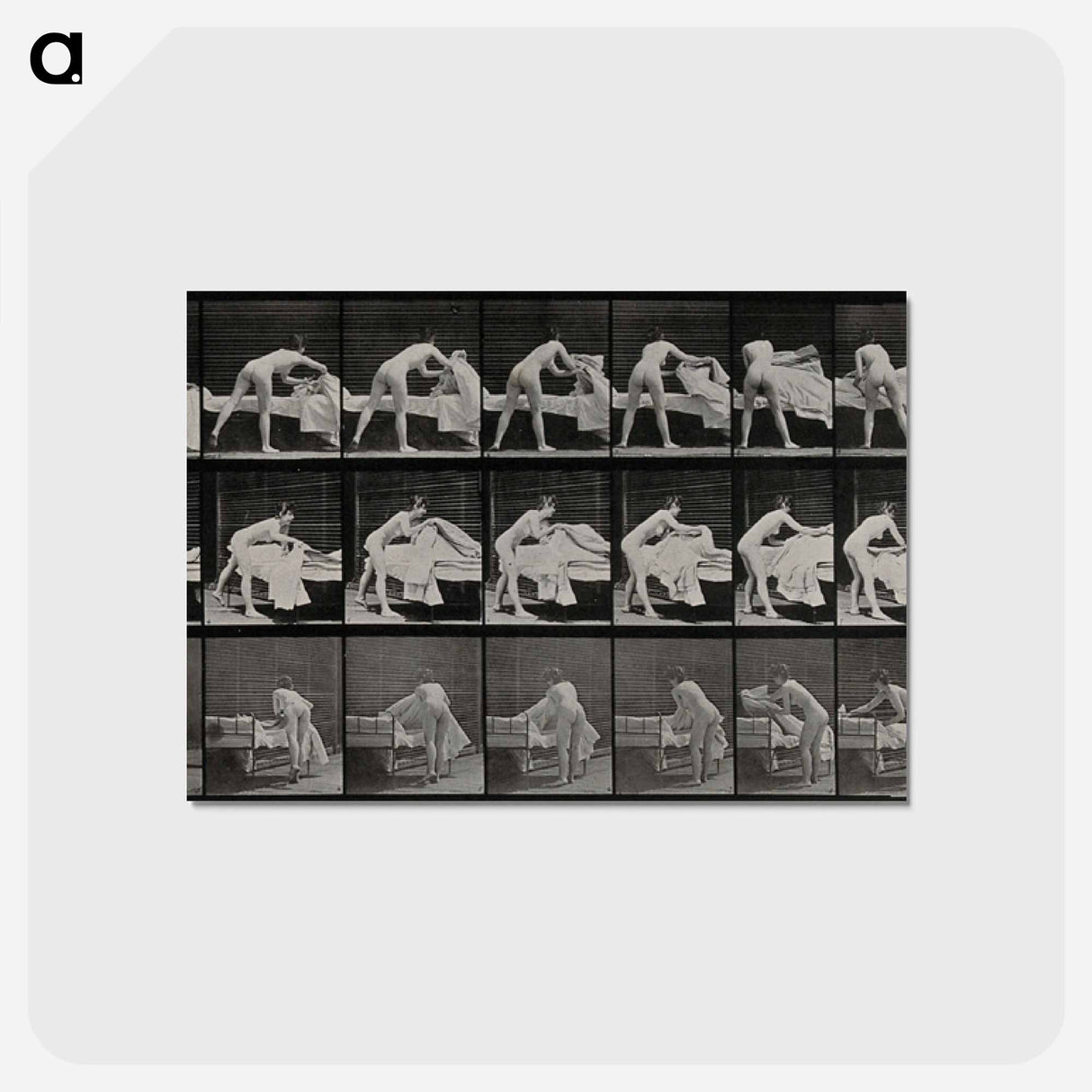 アートポストカード-Making a Bed
- エドワード マイブリッジ Postcard.