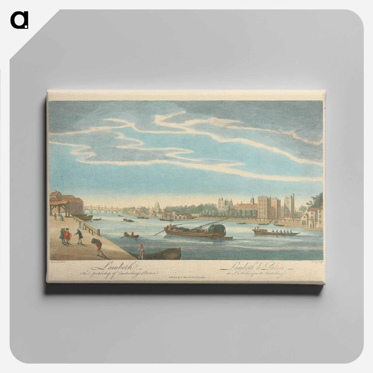 アートパネル-Lambeth. The Archbishop of Canterbury's Palace
- イェール大学アートギャラリー Canvas.