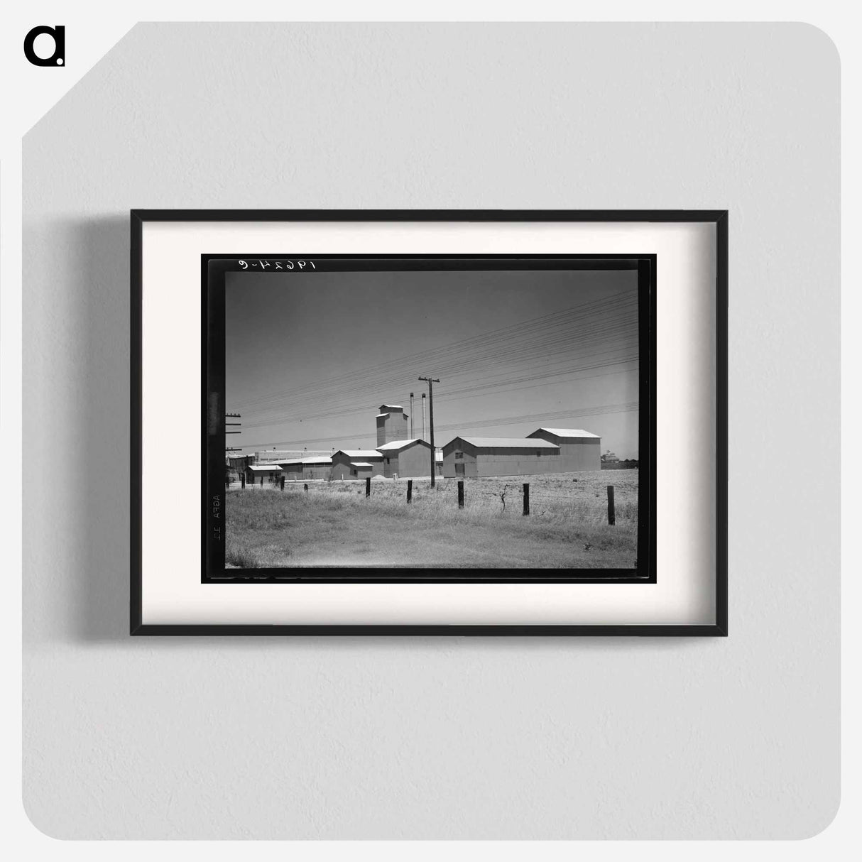 アートポスター-Between Tulare and Fresno, California on US 99 - ドロテア ラング Poster.
