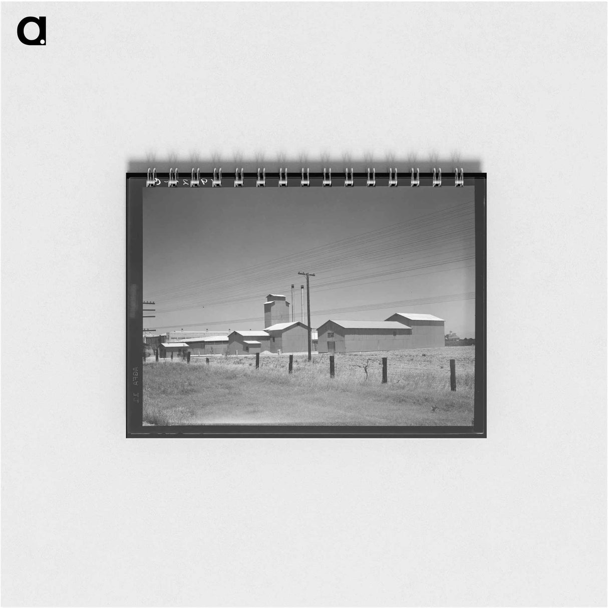 アートメモ帳-Between Tulare and Fresno, California on US 99 - ドロテア ラング Memo.