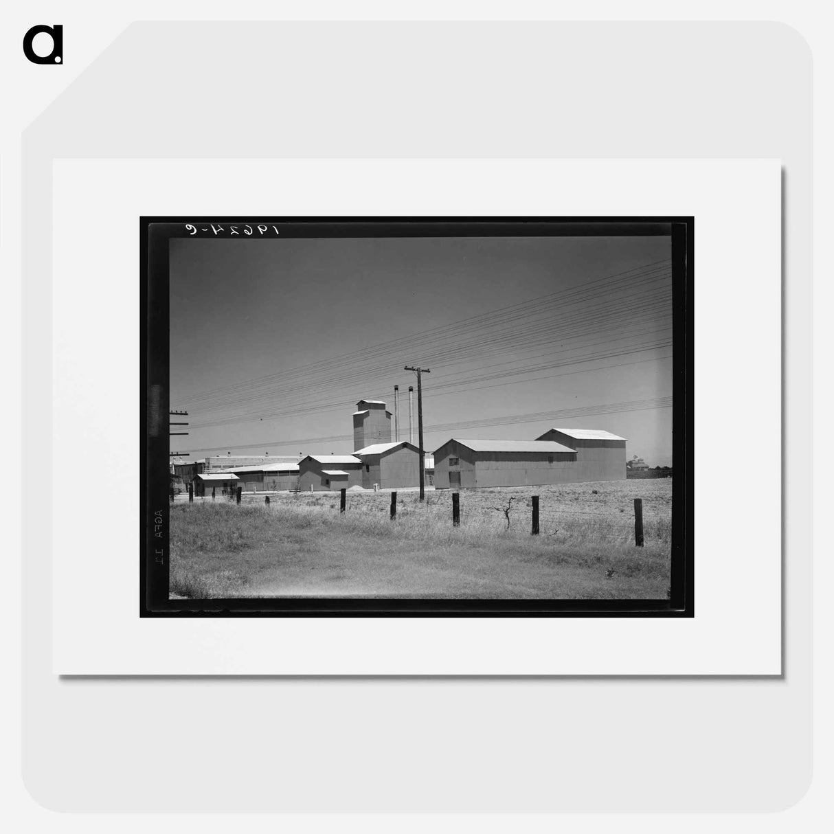アートポスター-Between Tulare and Fresno, California on US 99 - ドロテア ラング Poster.