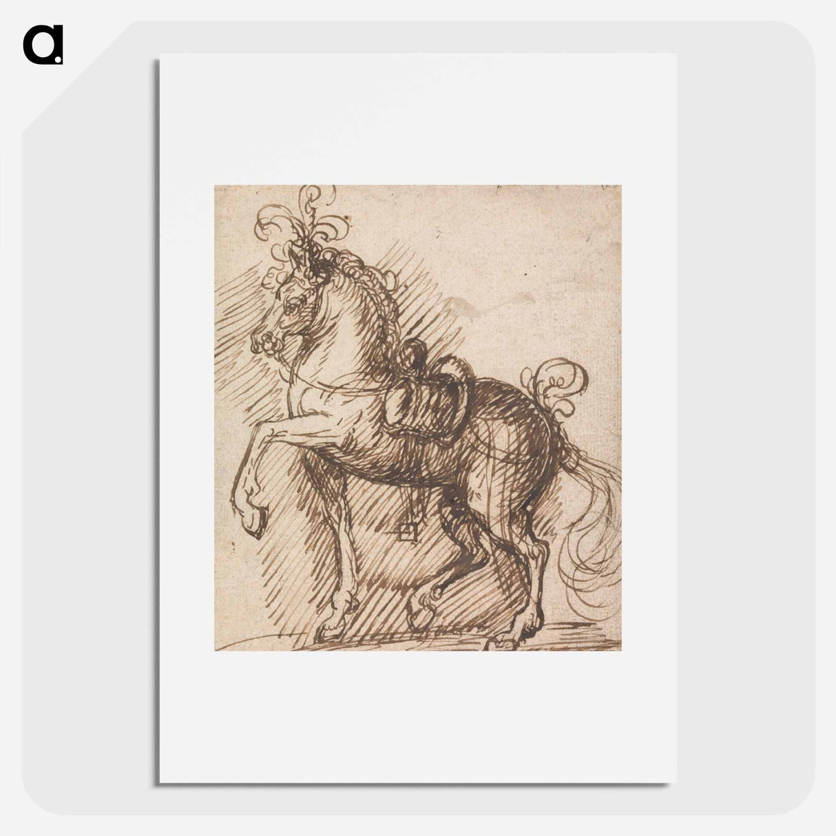アートポスター-A Plumed Saddle-Horse
- イェール大学アートギャラリー Poster.