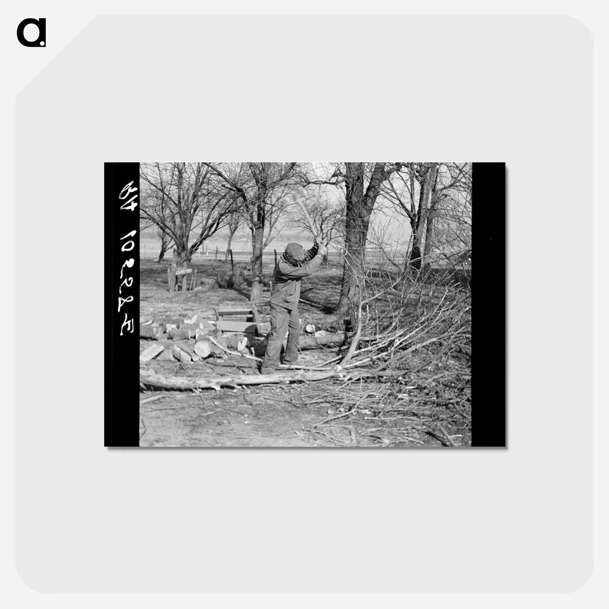 アートポストカード-Chopping Wood
- ラッセル リー Postcard.