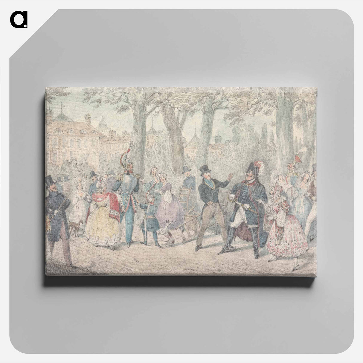アートパネル-Mr. Jorrocks Renounces the Acquaintance of the Yorkshireman
- イェール大学アートギャラリー Canvas.