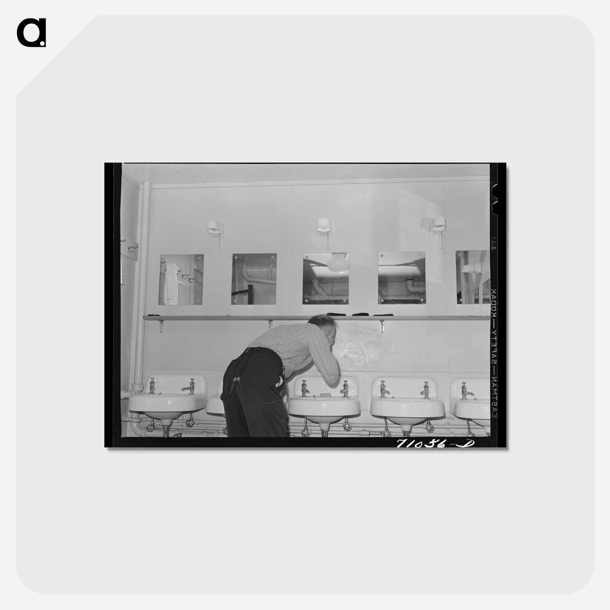 アートポストカード-Mare Island Workman
- ラッセル リー Postcard.