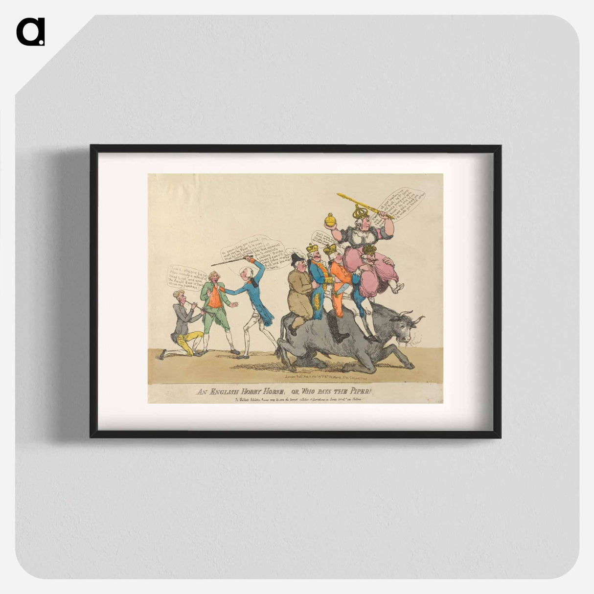 アートポスター-An English Hobby Horse; or, Who Pays the Piper?
- イェール大学アートギャラリー Poster.