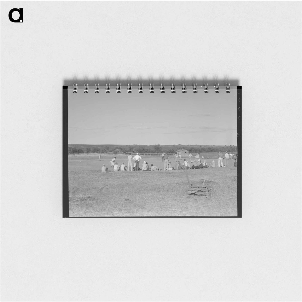 アートメモ帳-Baseball, Sunday afternoon. Rice vs. Perry, Texas - ドロテア ラング Memo.