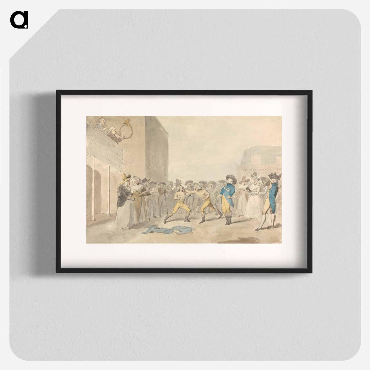 アートポスター-A Fist Fight, With the Prince Regent Among the Spectators
- イェール大学アートギャラリー Poster.