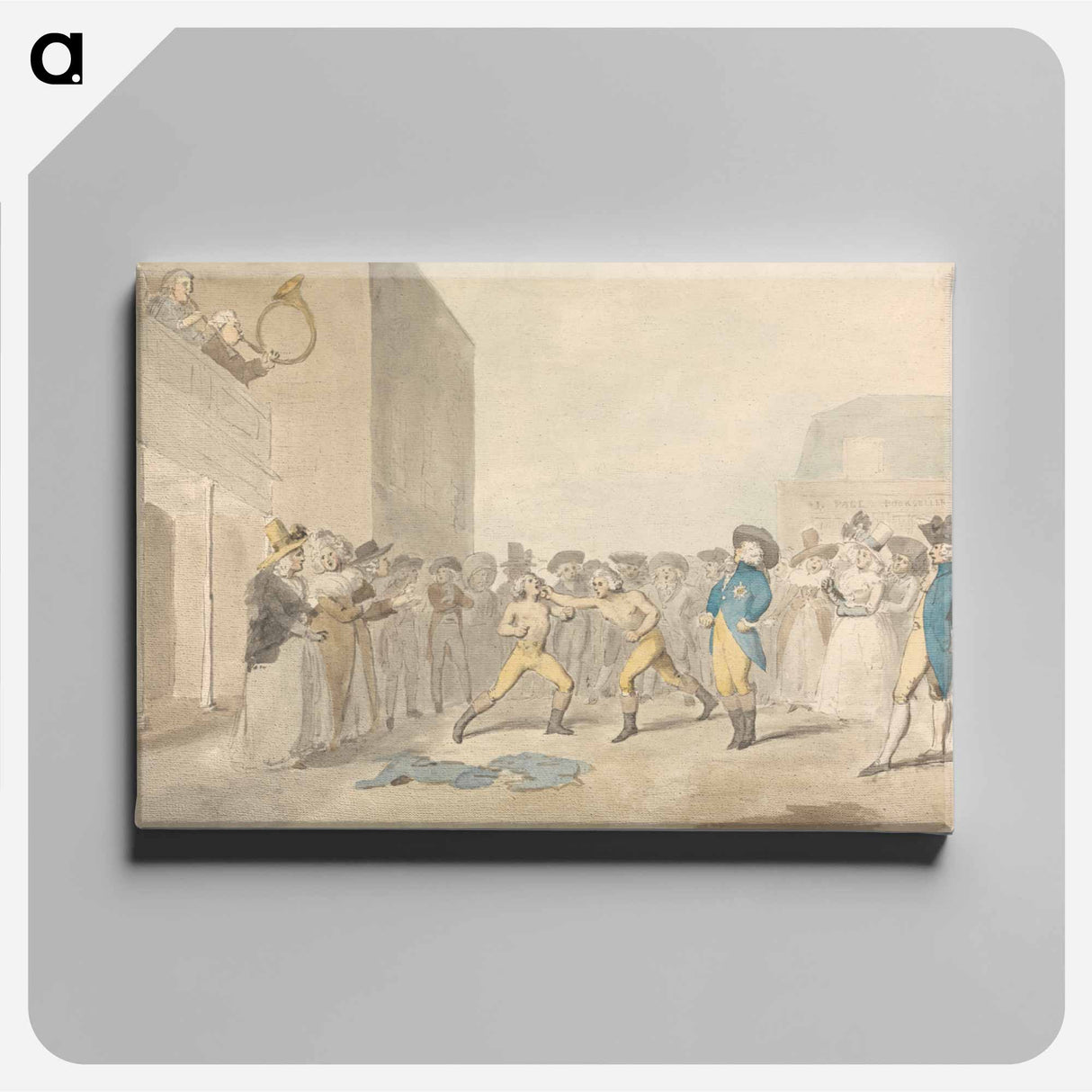 アートパネル-A Fist Fight, With the Prince Regent Among the Spectators
- イェール大学アートギャラリー Canvas.