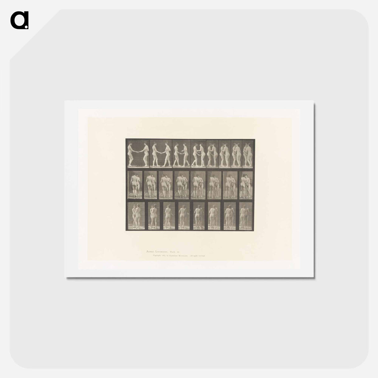 アートポストカード-Two Women Kissing
- エドワード マイブリッジ Postcard.