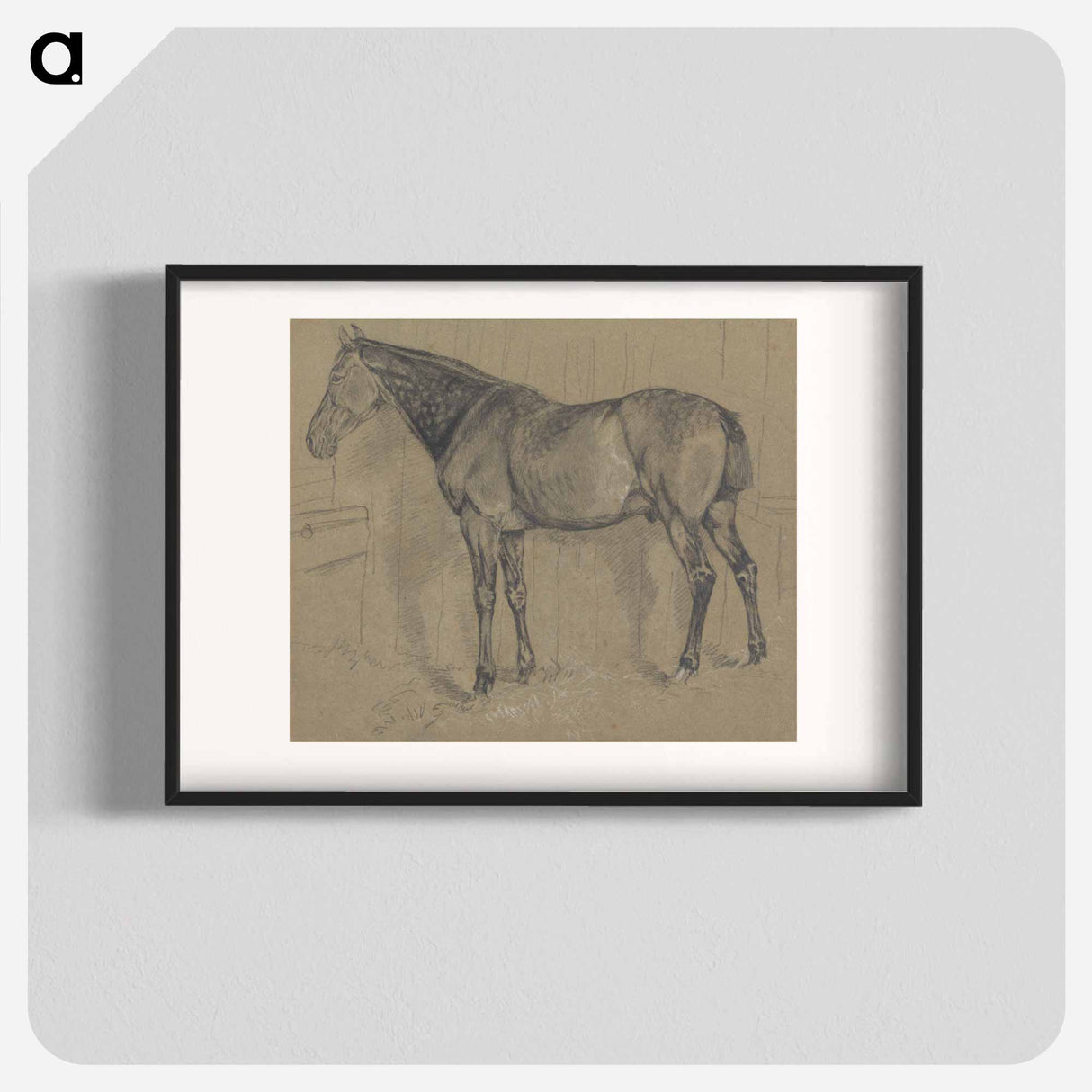 アートポスター-A Dappled Horse in a Stable
- イェール大学アートギャラリー Poster.