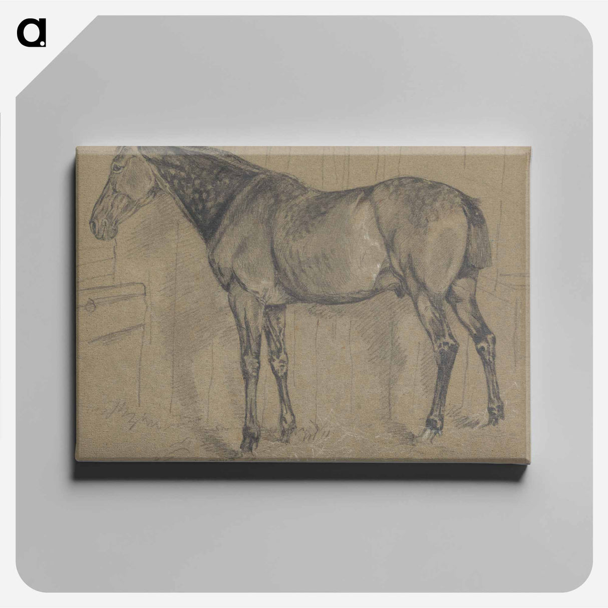アートパネル-A Dappled Horse in a Stable
- イェール大学アートギャラリー Canvas.