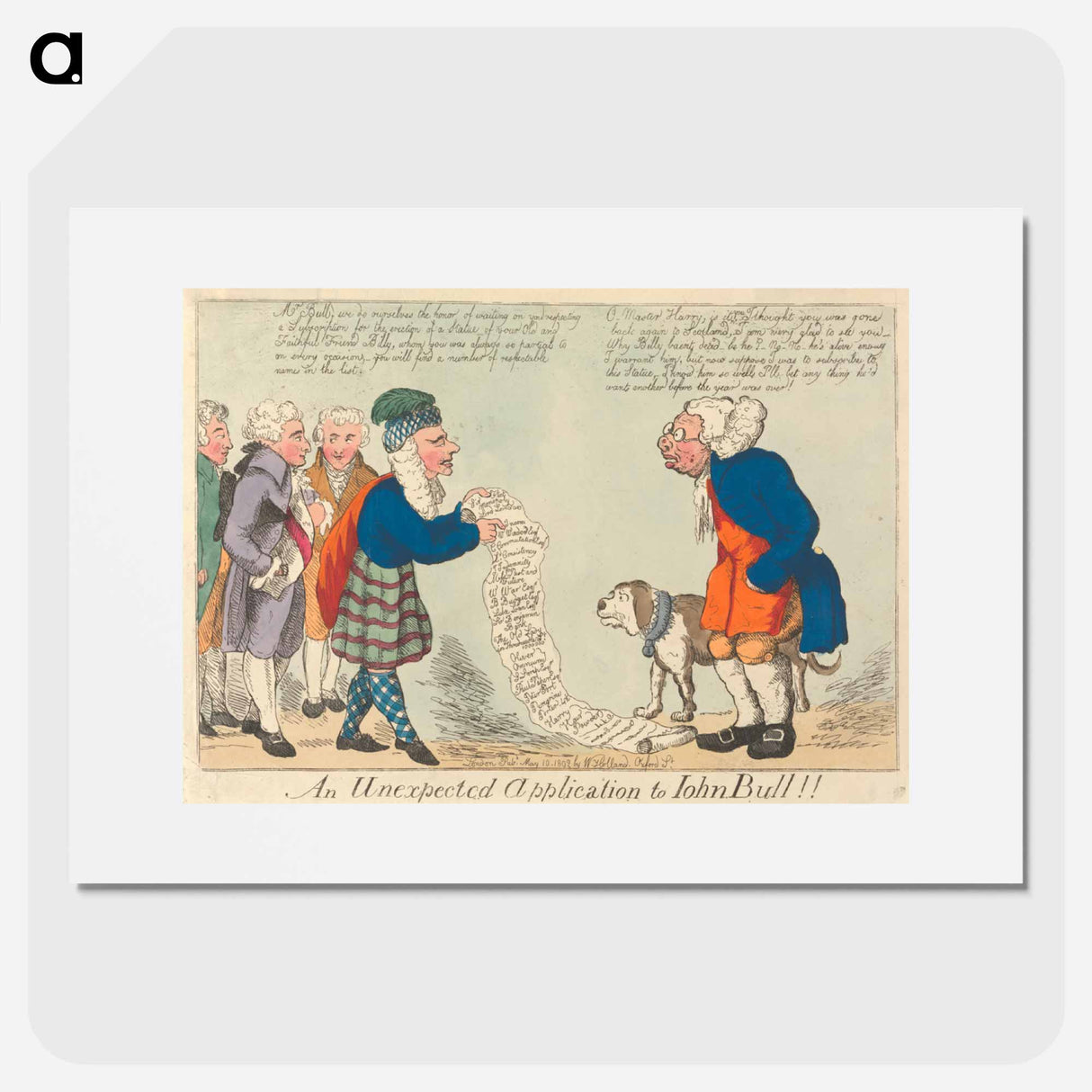 アートポスター-An Unexpected Application to John Bull !!
- イェール大学アートギャラリー Poster.